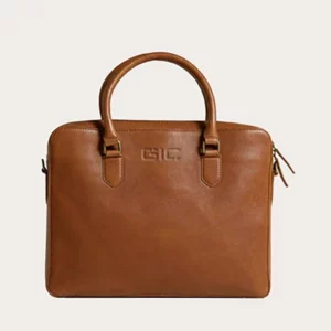GIC Leather laptop bag small